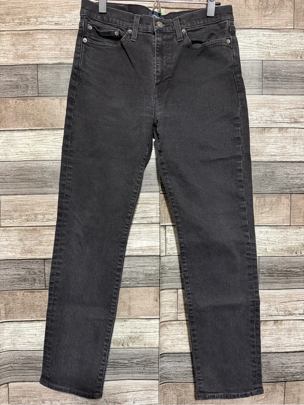 J.Crew 770 Straight Jeans Men’s 31x30 Black Denim Stretch